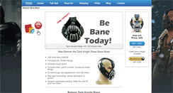 Desktop Screenshot of banemaskreplica.com